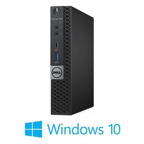 Mini PC Dell OptiPlex 7050, Quad Core i5-6500T, 8GB DDR4, 256GB SSD, Win 10 Home